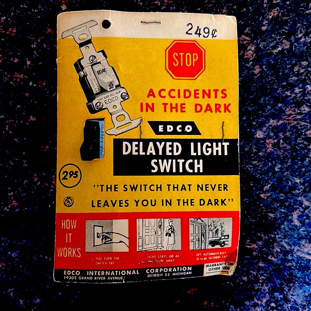 Antique Delayed Light Switch
